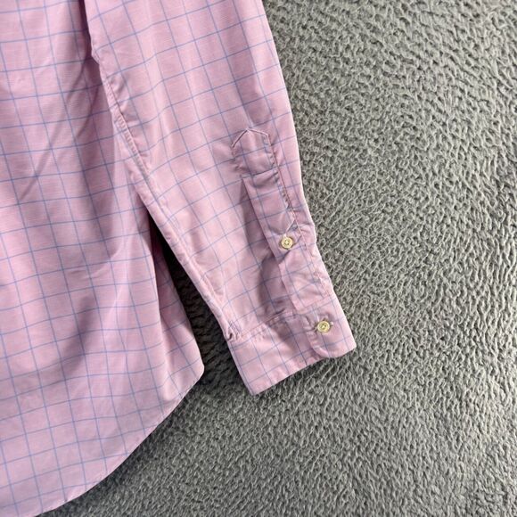 Ralph Lauren Shirt Men's Medium Pink Plaid Plaid Checkered Button Down Pony NEW - Picture 10 of 12